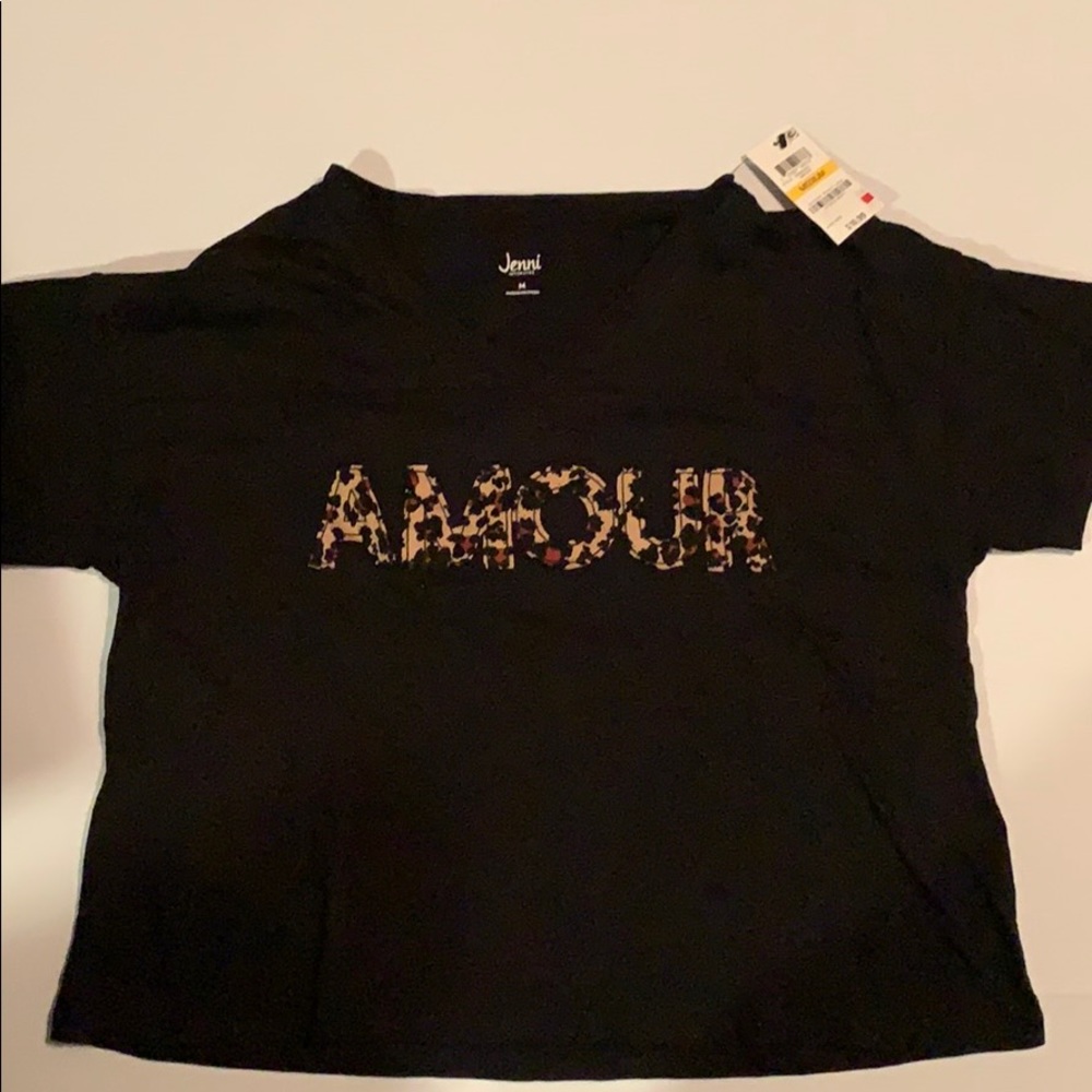 Leopard print amour sleep shirt